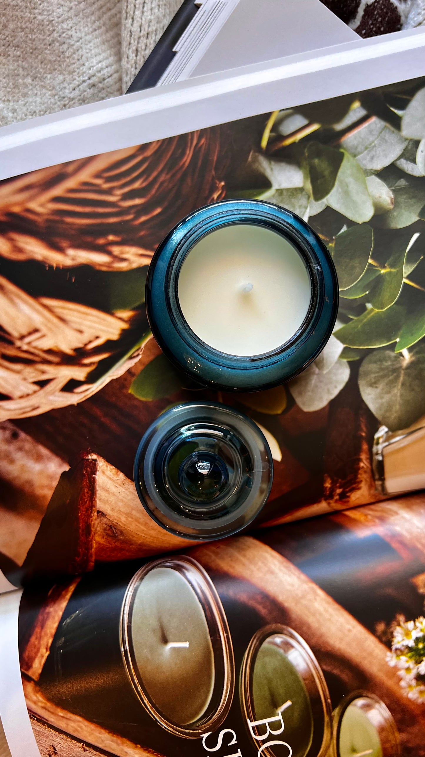 BEAM GLASS CANDLE - Saltwater & Suede 85g