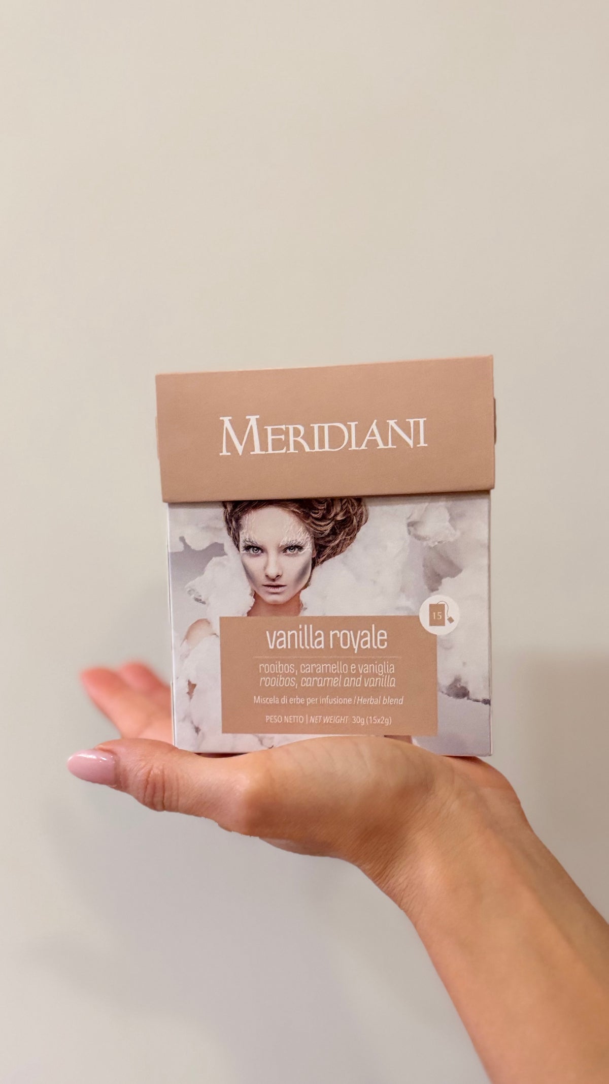 INFUSO VANILLA ROYALE, rooibos alla vaniglia e caramello – Astuccio da 15 filtri