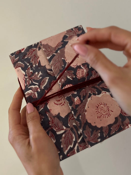 TACCUINO IN TESSUTO COTONE N.6