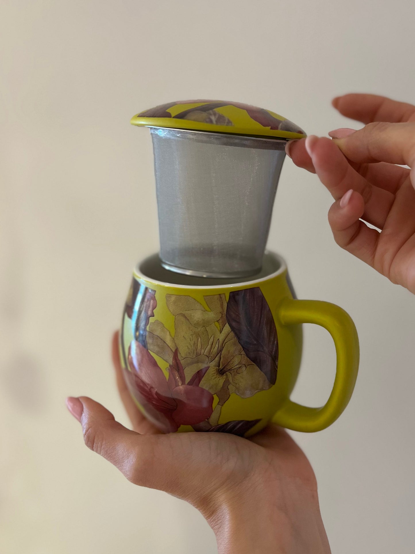 TISANIERA CAMILLA MUSA MUSTARD 350 ML