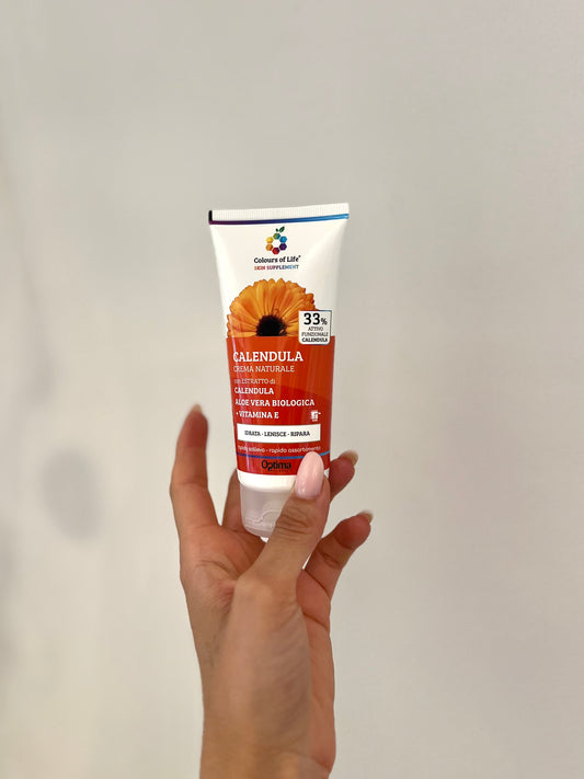 POMATA NATURALE ALLA CALENDULA con aloe vera e vitamina E