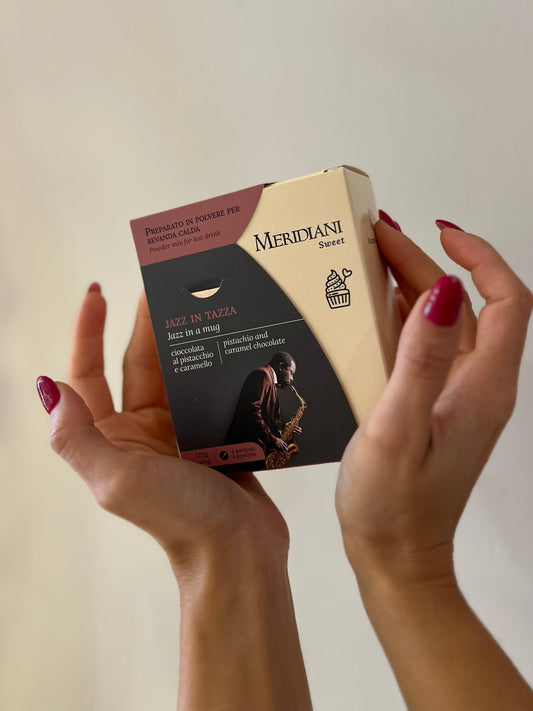 PREPARATO PER CIOCCOLATA CALDA “JAZZ IN TAZZA” FONDENTE & NOCCIOLA 4 porzioni