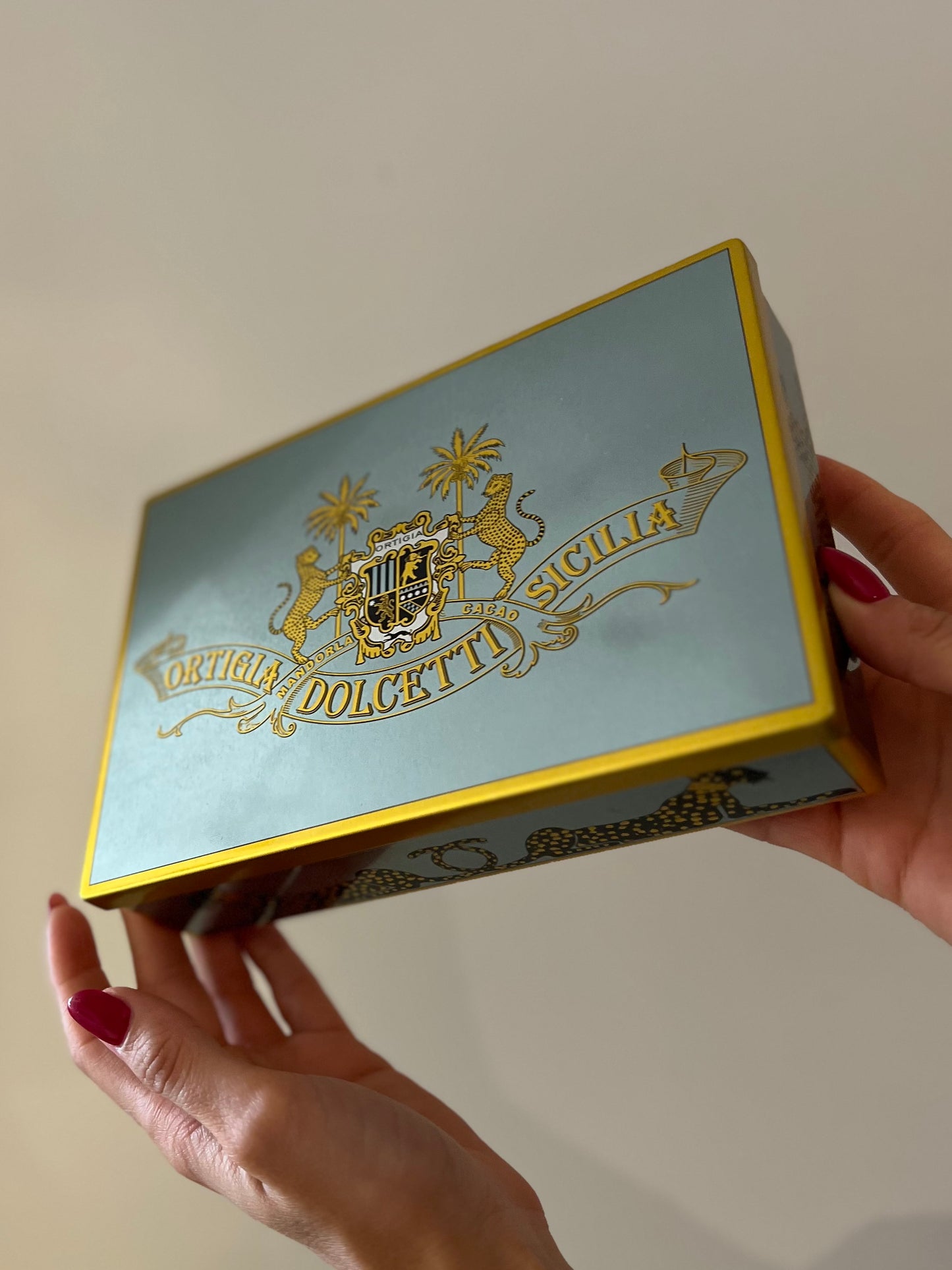 COFANETTO ORTIGIA CON RICCIARELLI SICILIANI - BLUE