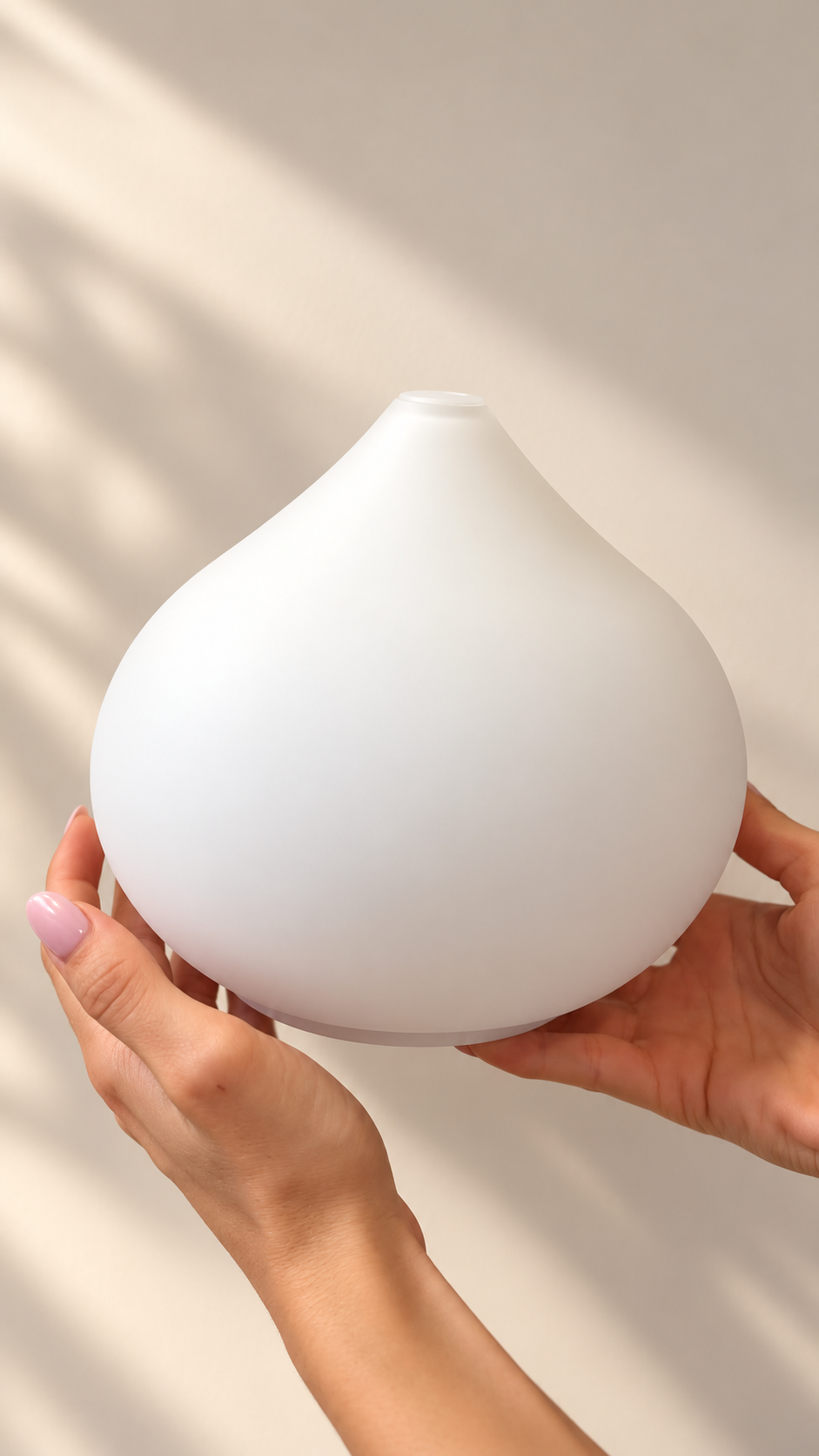 LAMPADA DIFFUSORE ULTRASUONI IN VETRI OPACO, Drop