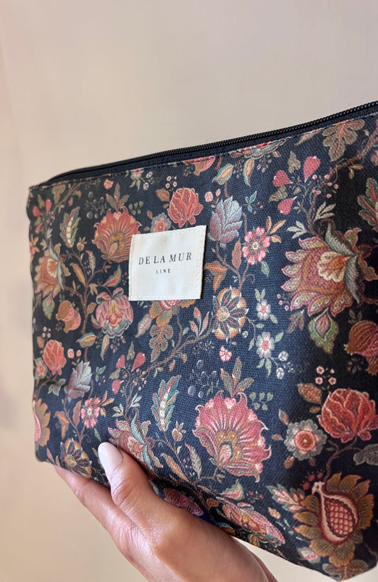 BEAUTY BAG IN COTONE HALF- PANAMA “CRETA”