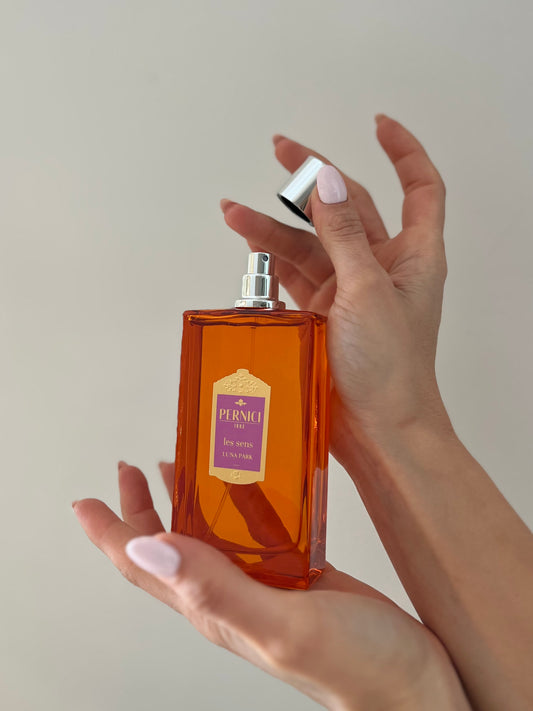 "LUNA PARK" SPRAY AMBIENTI 100ML - Latte caldo, Vaniglia Ionica, Gelsomino, Fiori di mandorla