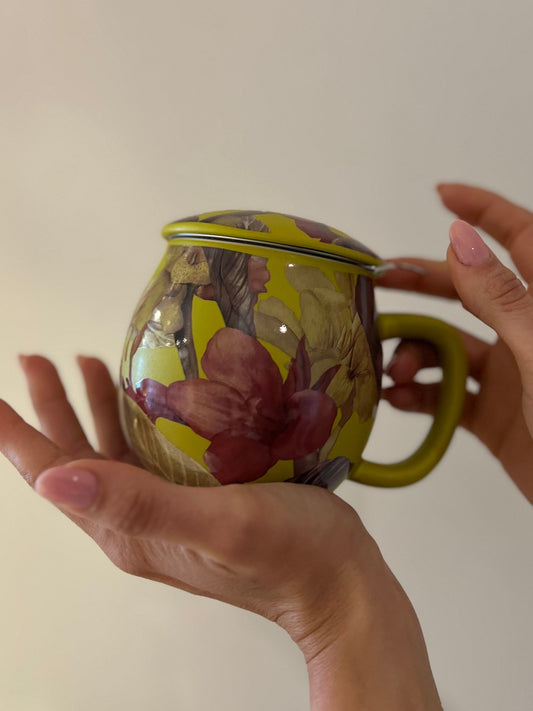 TISANIERA CAMILLA MUSA MUSTARD 350 ML