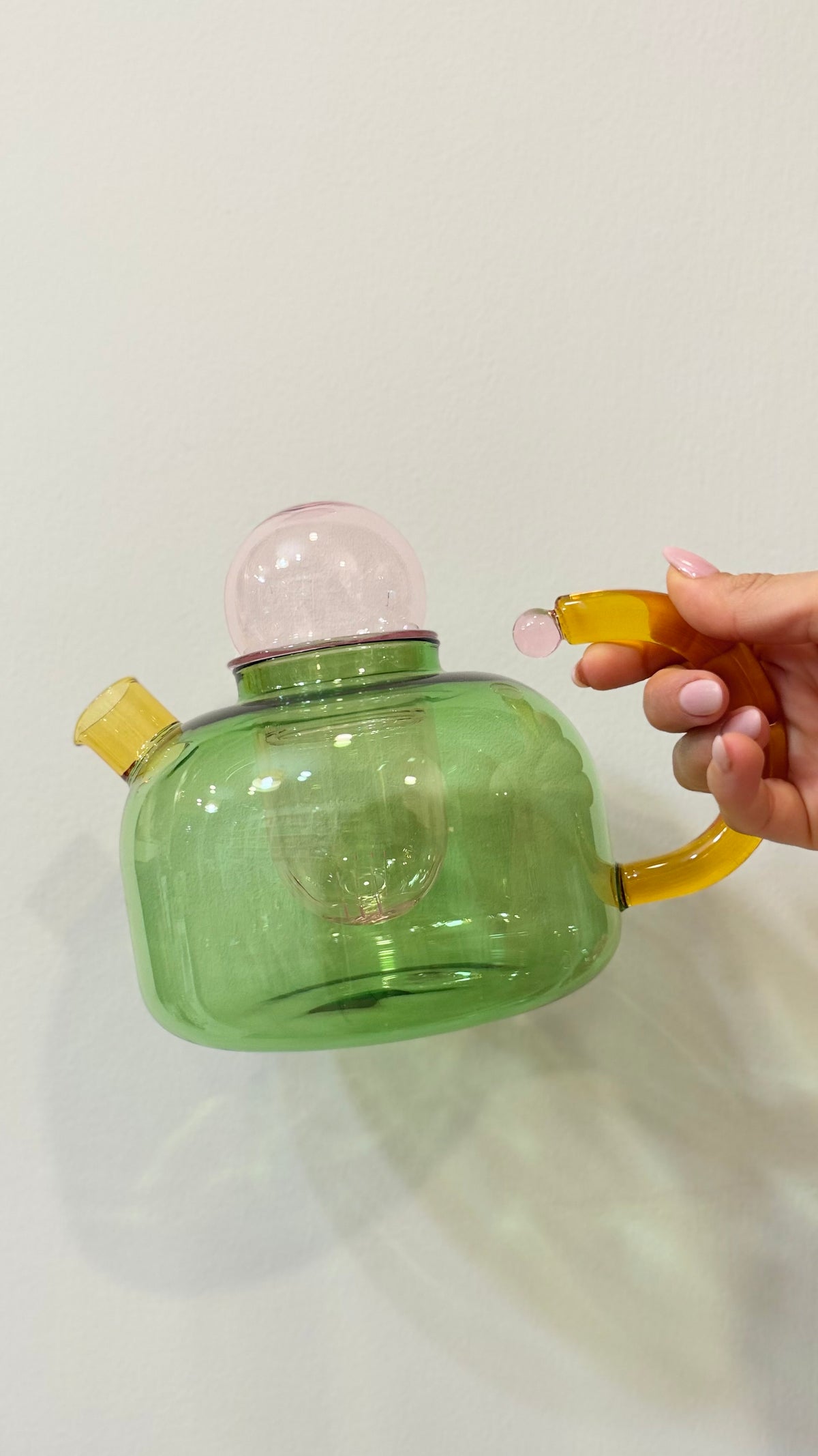 TEIERA IN VETRO BOROSILICATO, Giada 1000ml