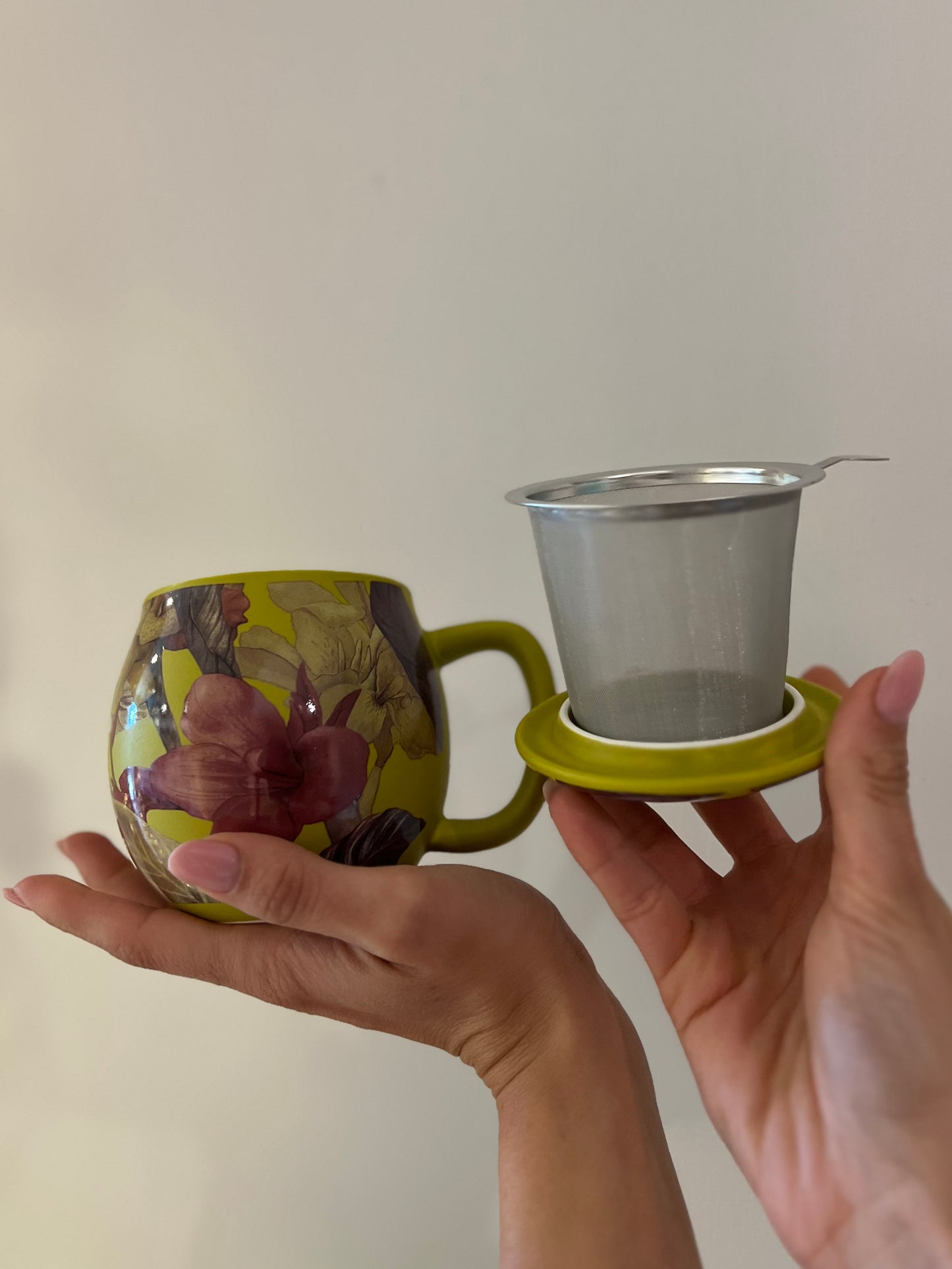 TISANIERA CAMILLA MUSA MUSTARD 350 ML