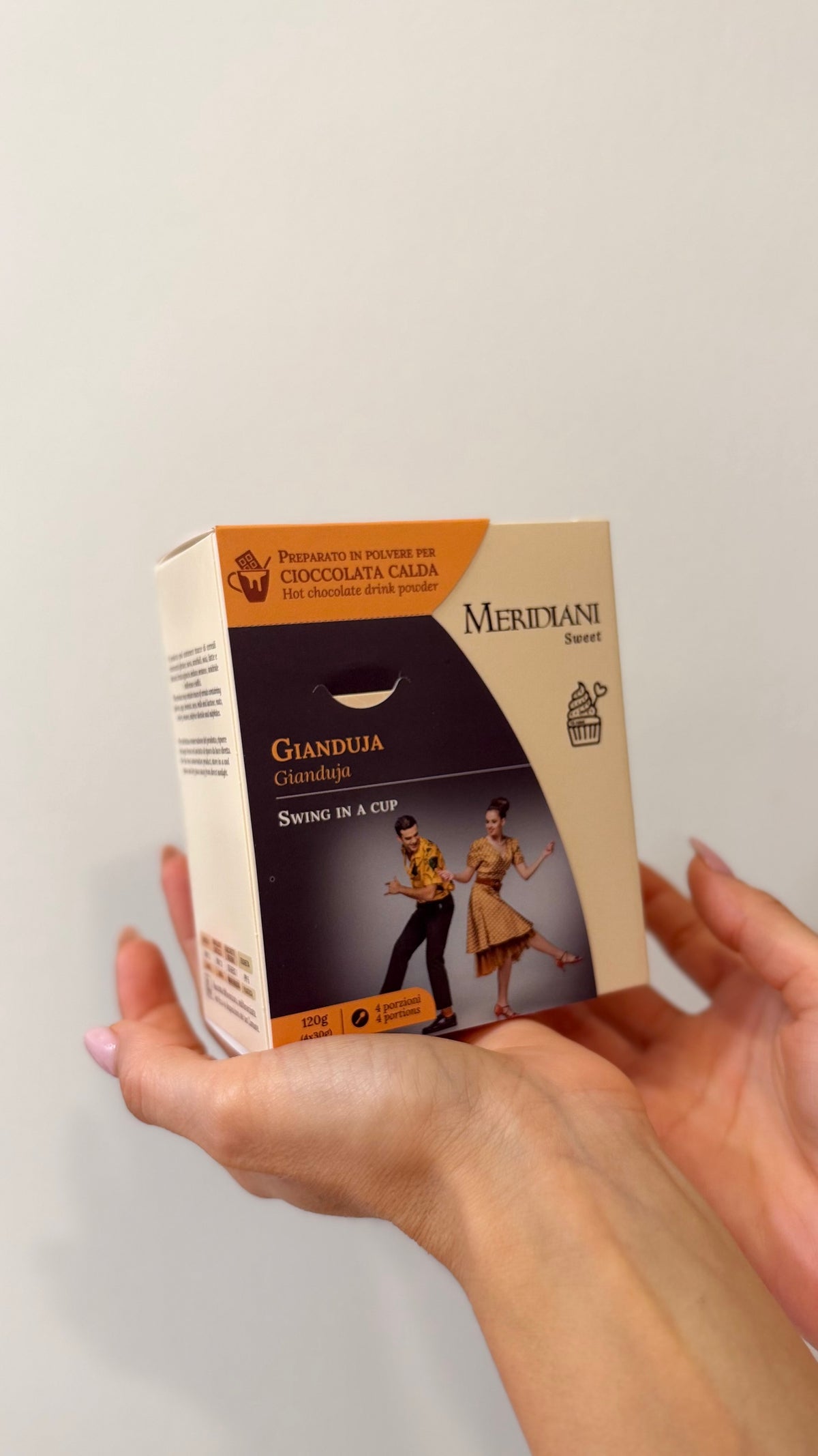 SWING IN TAZZA, preparati per cioccolata calda, cacao gianduja
