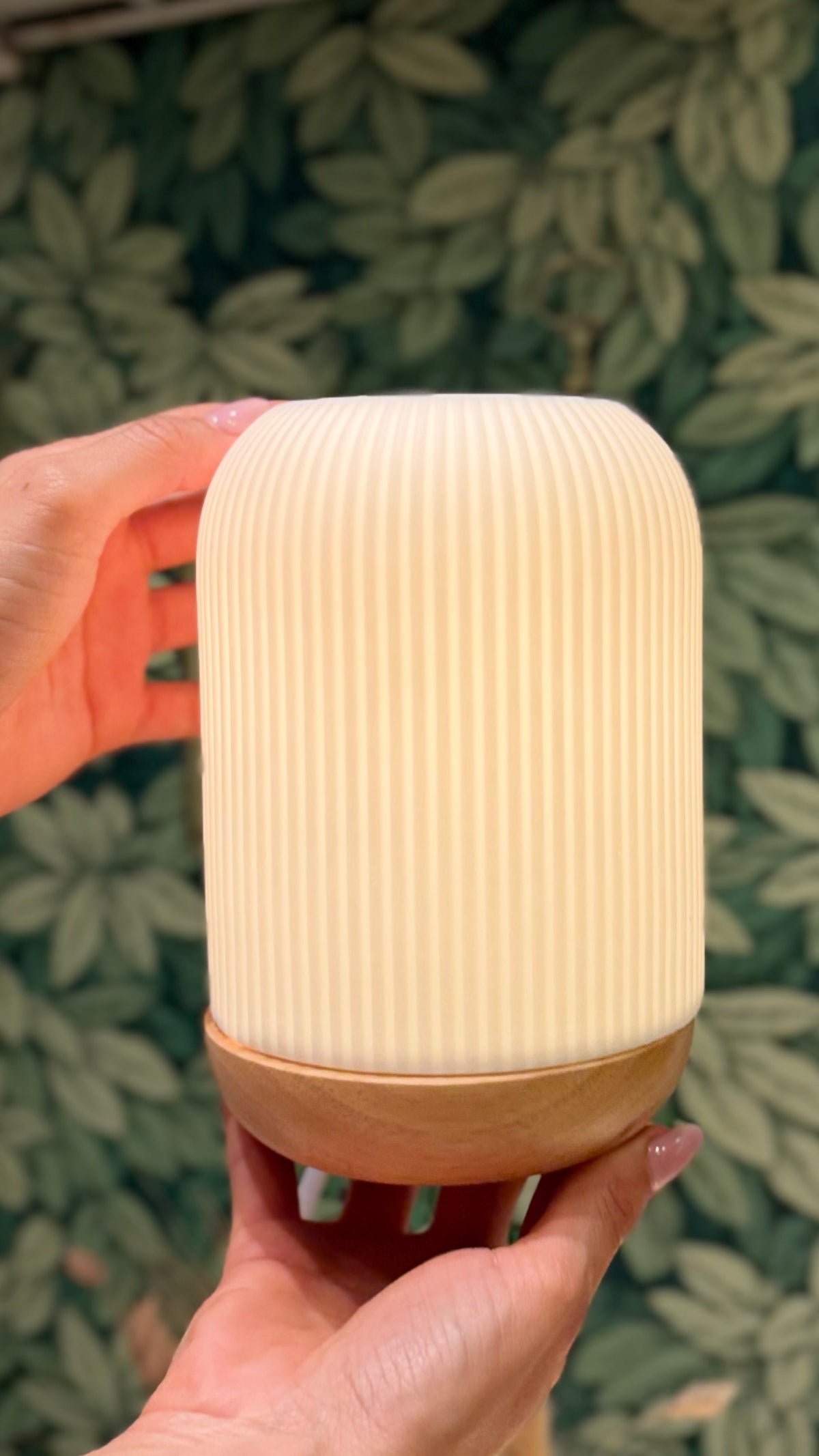 LAMPADA DIFFUSORE IN CERAMICA, set con olio al Palo Santo