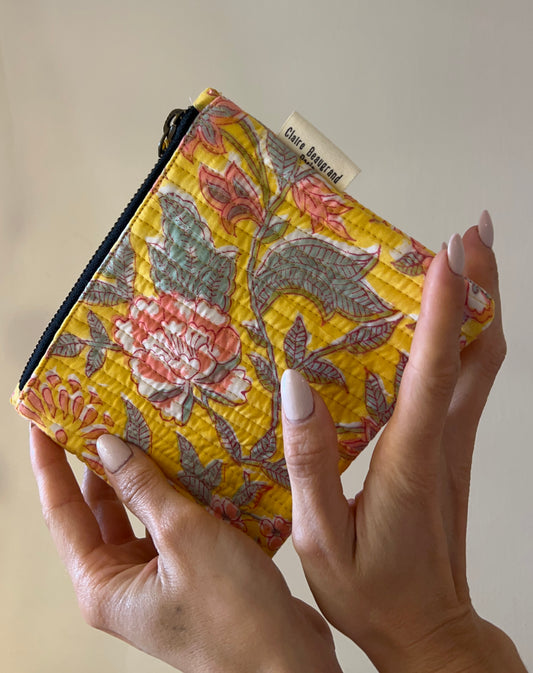 POCHETTE EN COTON “YELLOW”