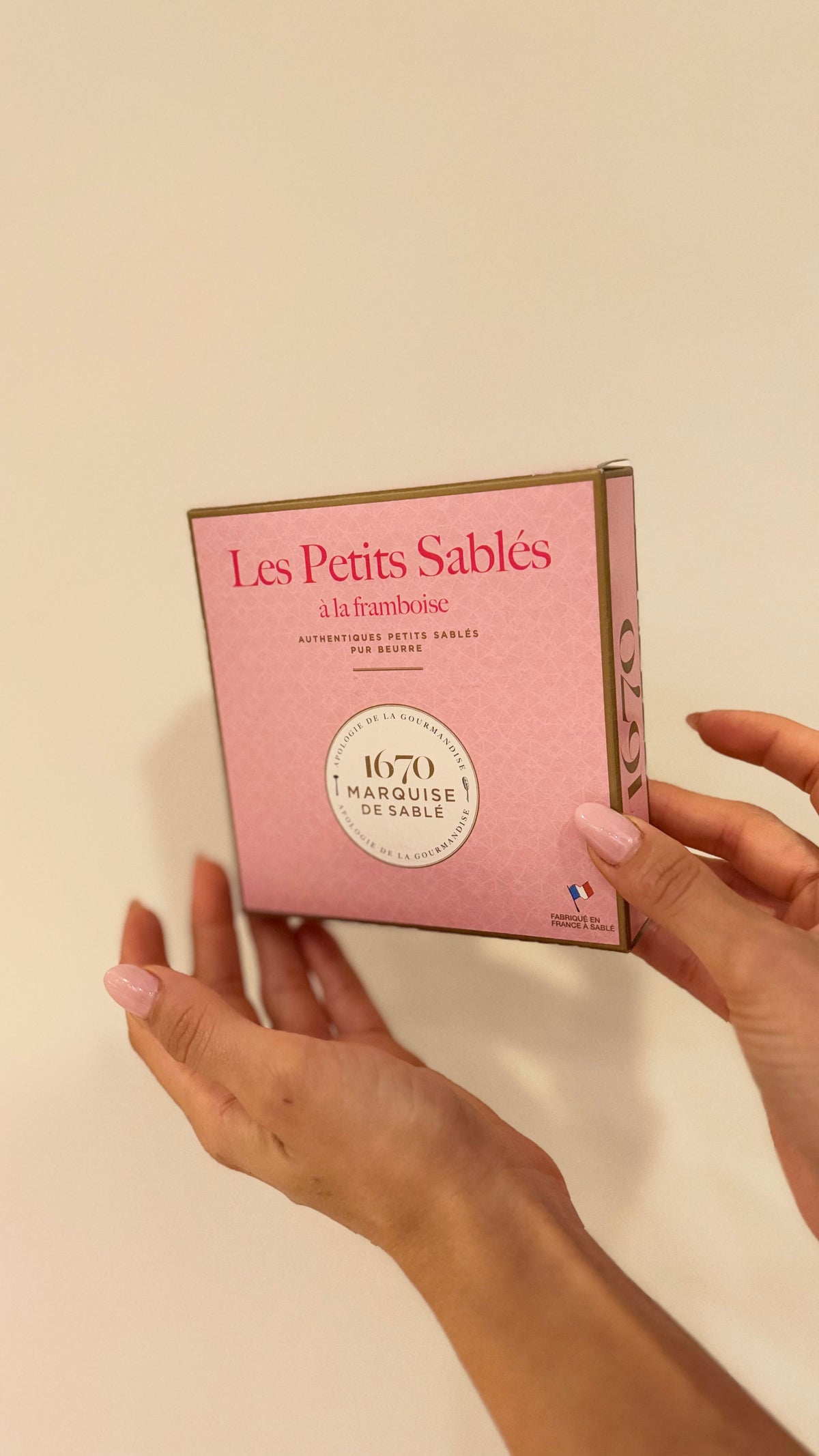 BISCUIT SABLE', Framboise, 100gr