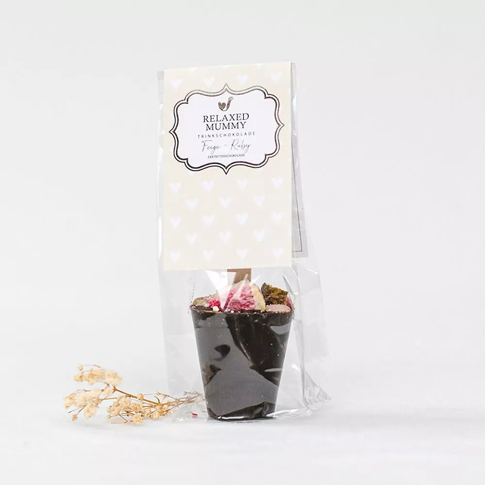 CIOCCOLATA DA BERE FONDENTE E FICO "RELAXED MUMMY"