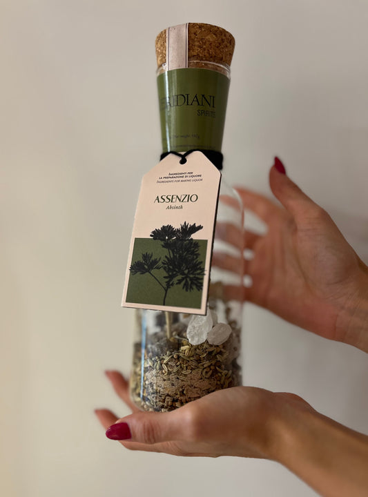 PREPARATO PER LIQUORE “ASSENZIO” VASO IN VETRO