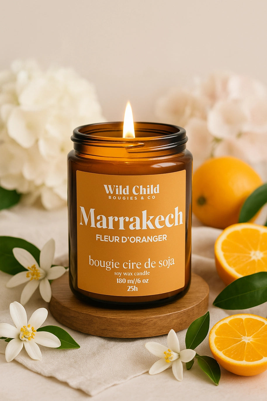 CANDELA IN CERA DI SOIA "MARRAKECH"