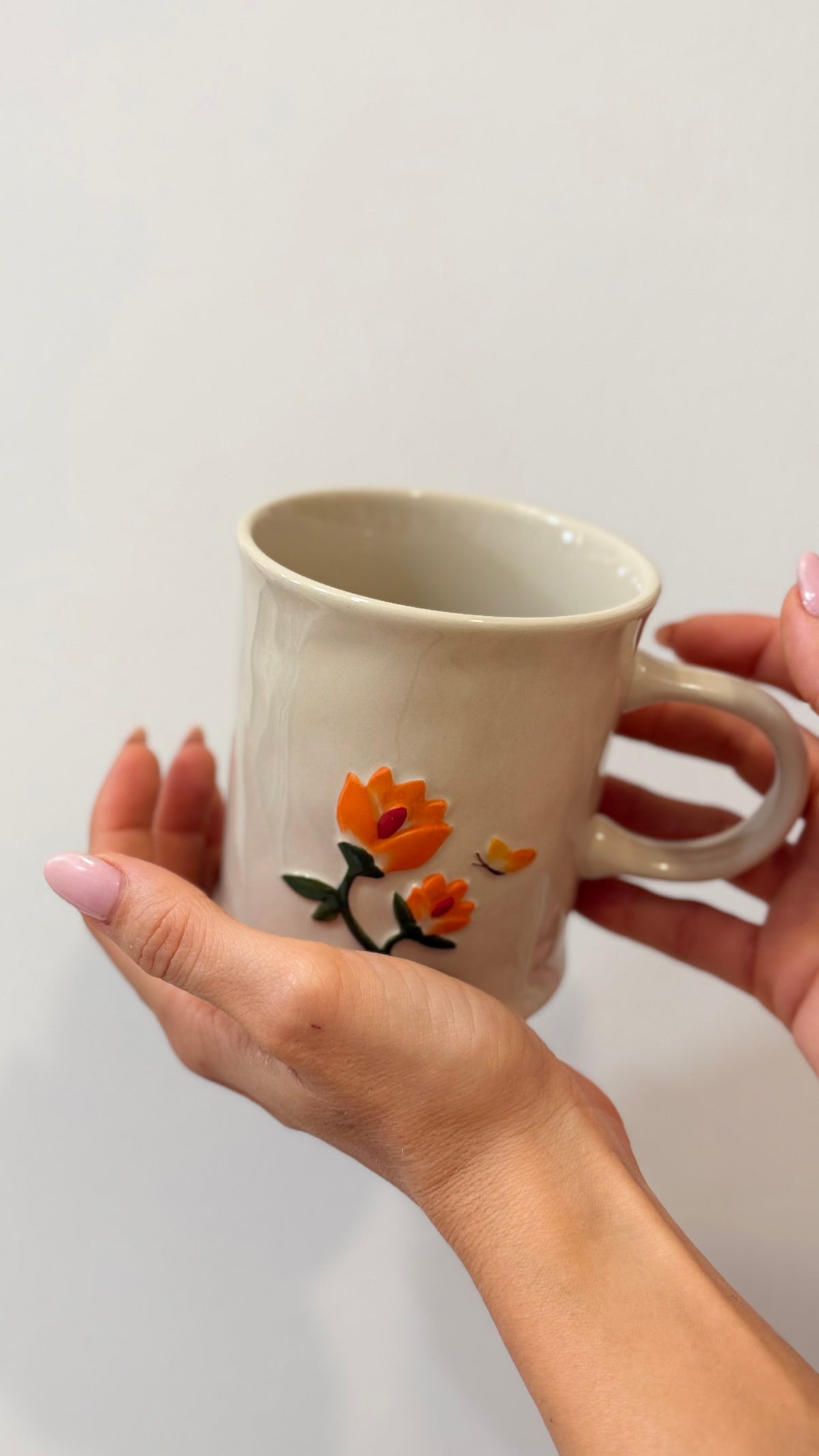 TAZZA IN CERAMICA, Volo di Primavera