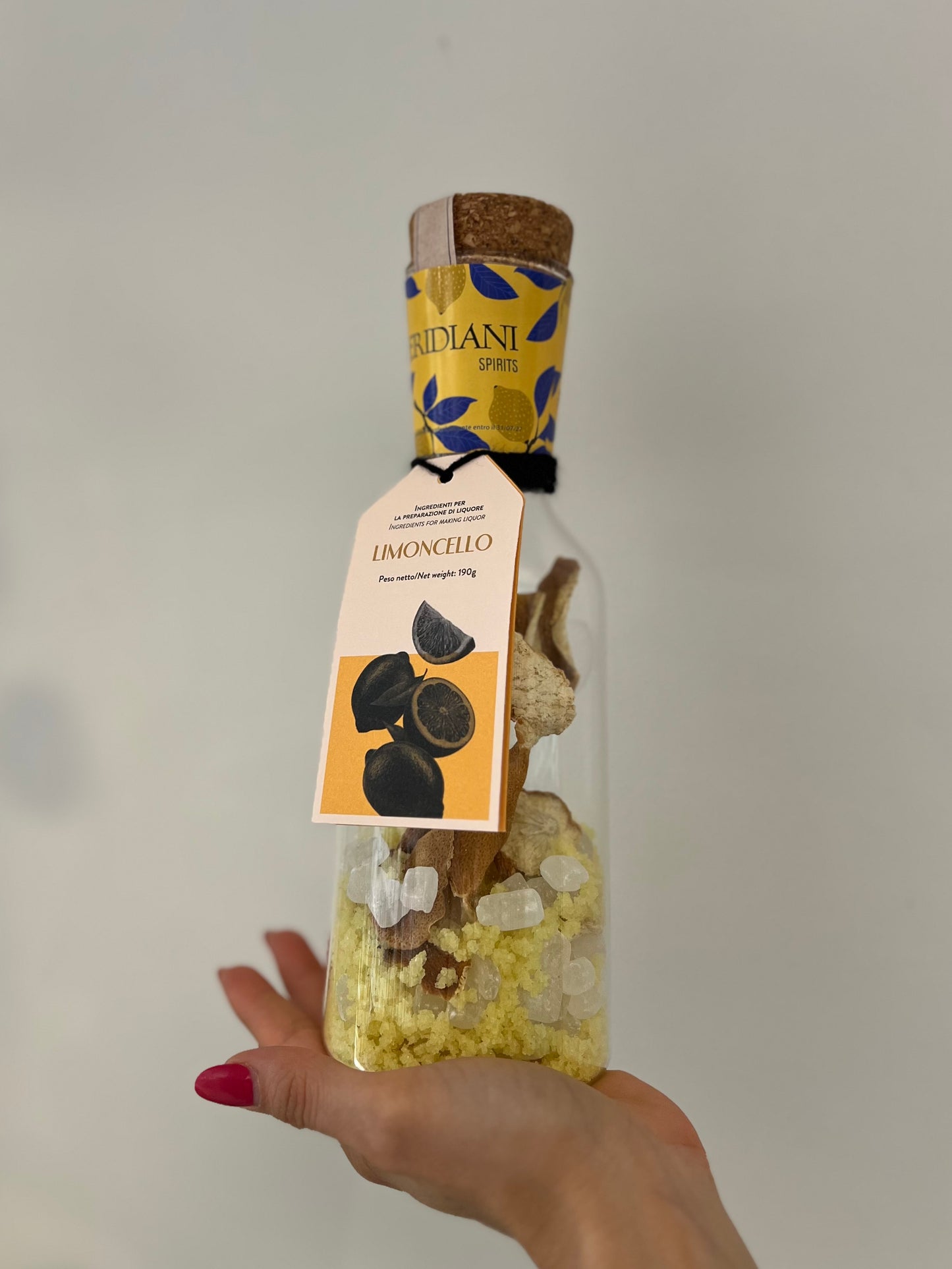 PREPARATO PER LIMONCELLO IN VETRO