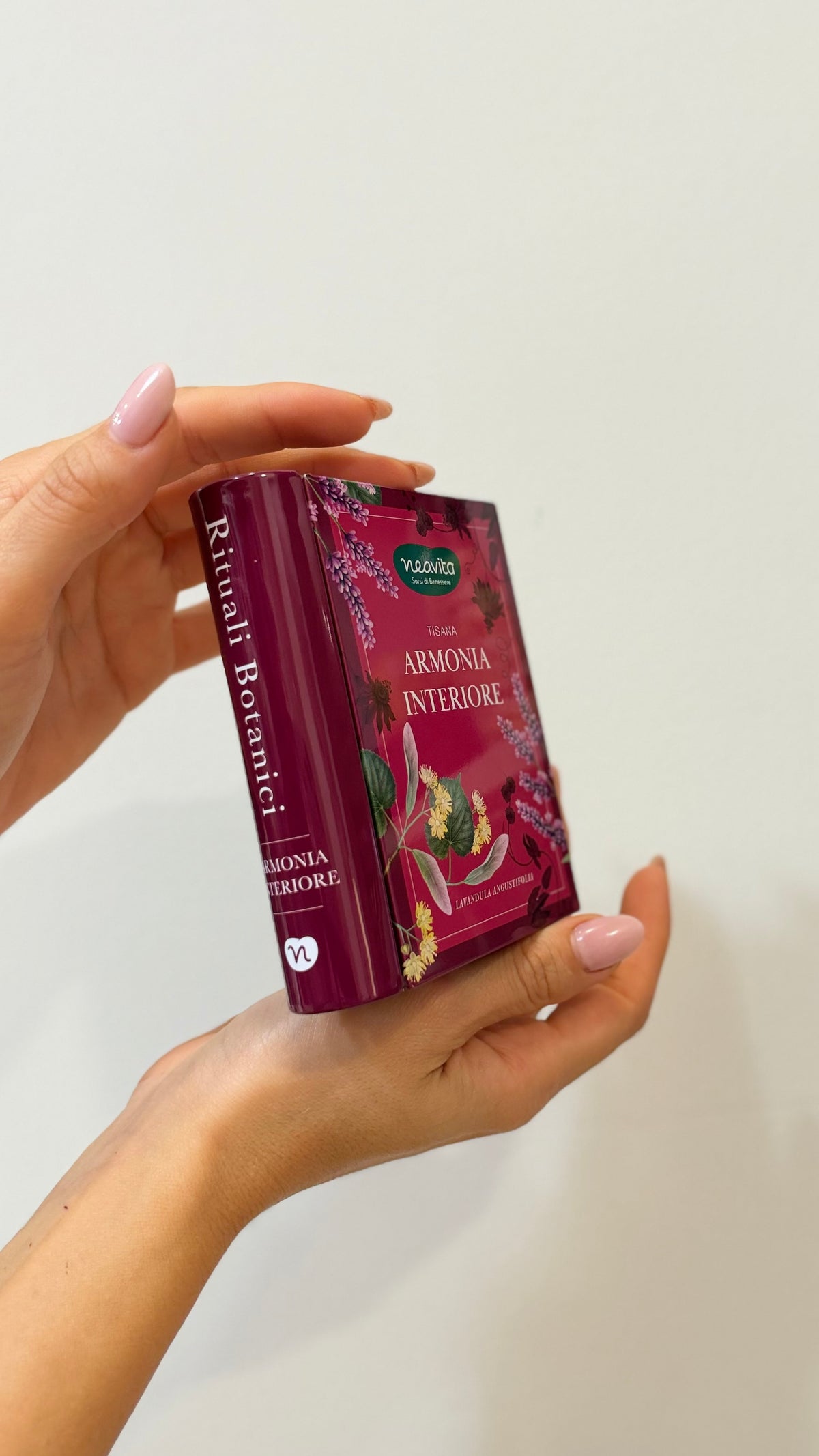 MINI LIBRO RITUALI BOTANICI, Infuso Armonia interiore, 5 filtroscrigno