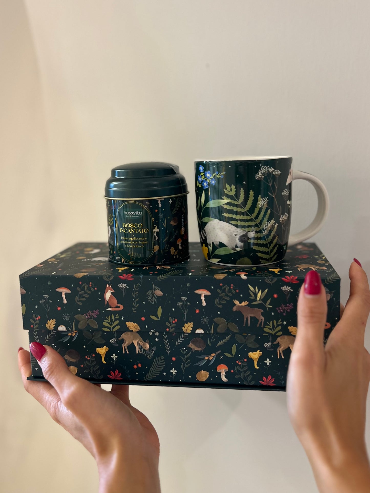 COFANETTO MUG e INFUSO BOSCO INCANTATO