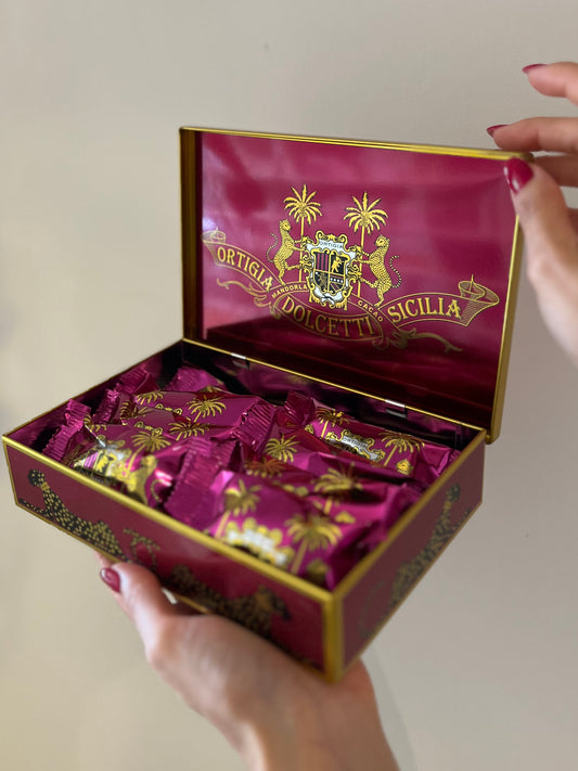 COFANETTO ORTIGIA CON RICCIARELLI SICILIANI - PINK