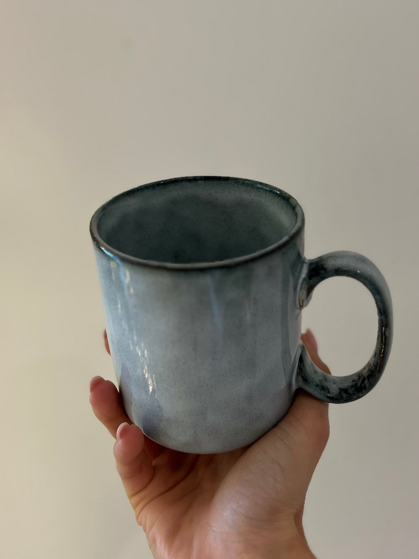 TAZZA "ARONAL" IN GRES BLU 400ML