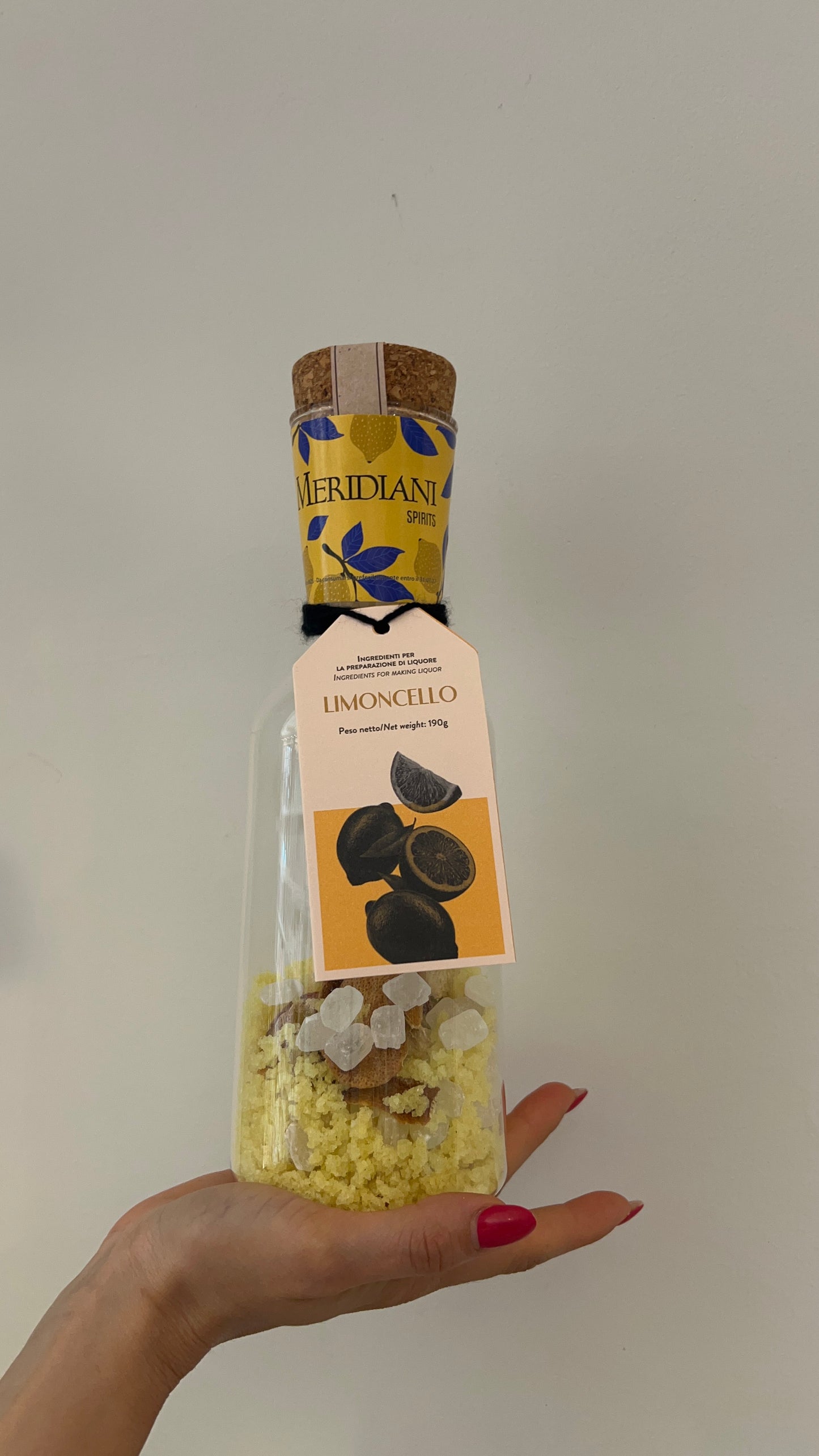 PREPARATO PER LIMONCELLO IN VETRO