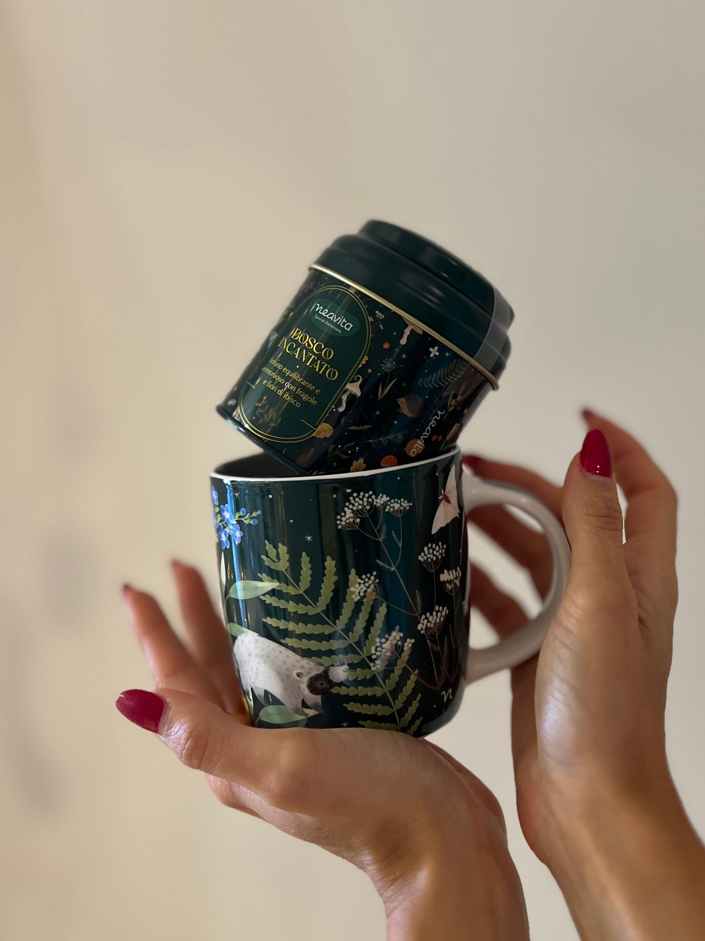 COFANETTO MUG e INFUSO BOSCO INCANTATO
