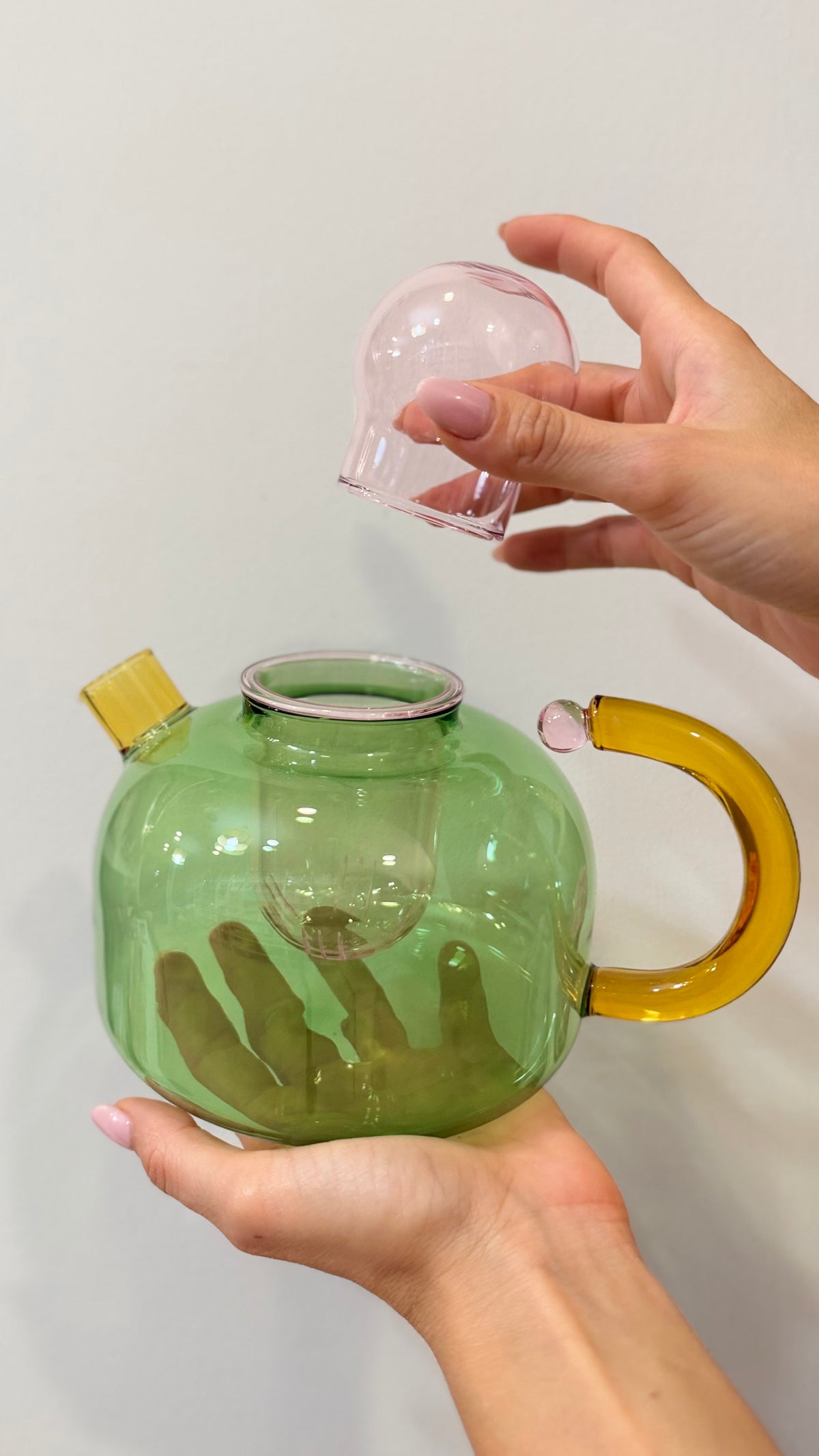 TEIERA IN VETRO BOROSILICATO, Giada 1000ml