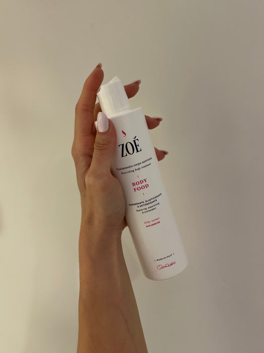 BODY FOOD Crema corpo elasticizzante con Vitamina E, Burro di Cupuaçu & Ceramide - 250 ml