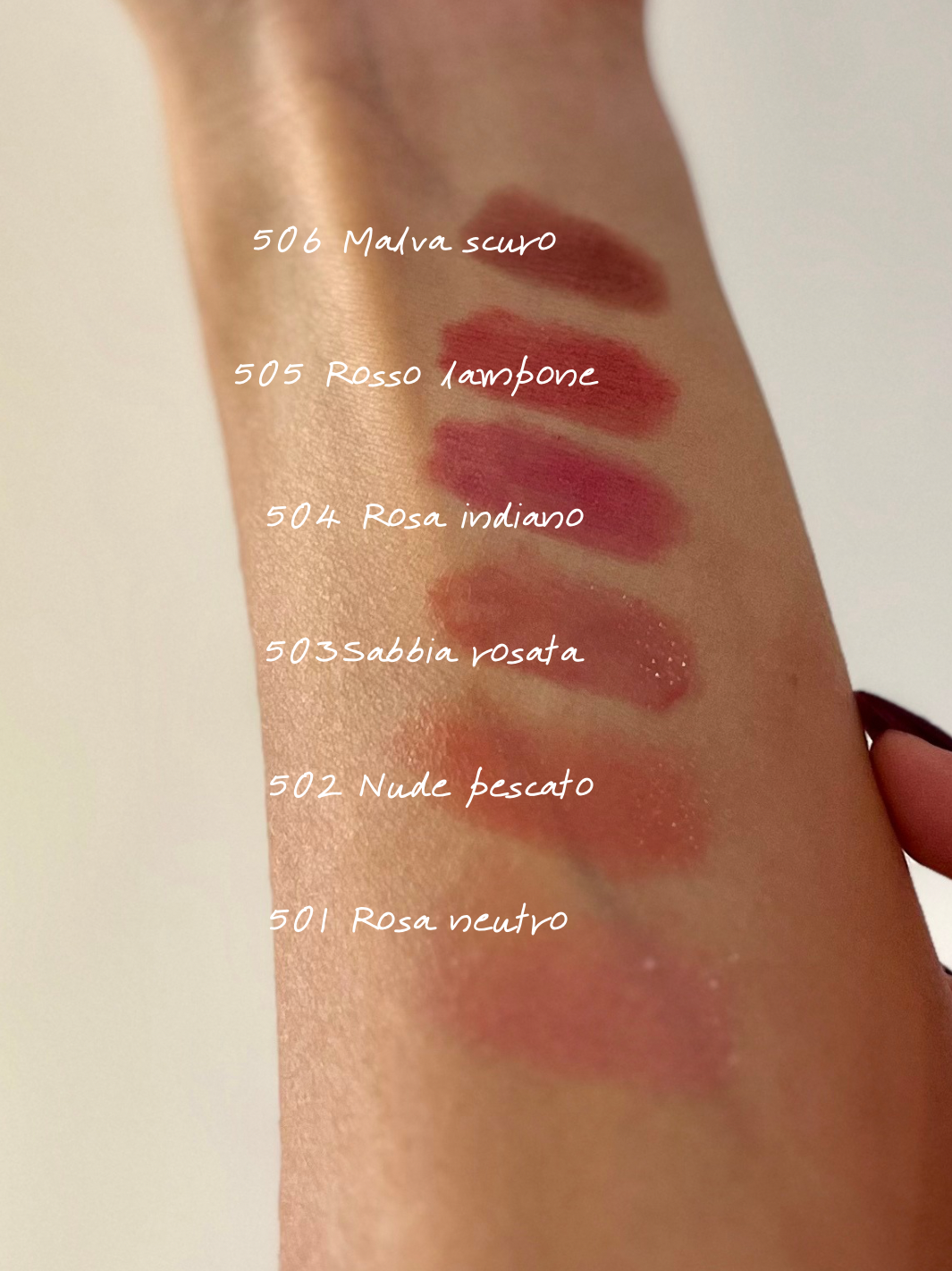 MATITONE ROSSETTO NUTRIENTE 6 tonalità