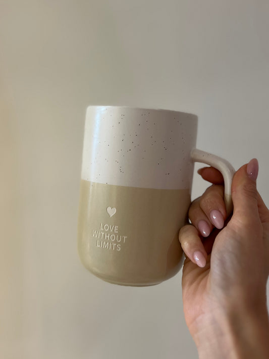MUG “LOVE WITHOUT LIMITS” 580ML