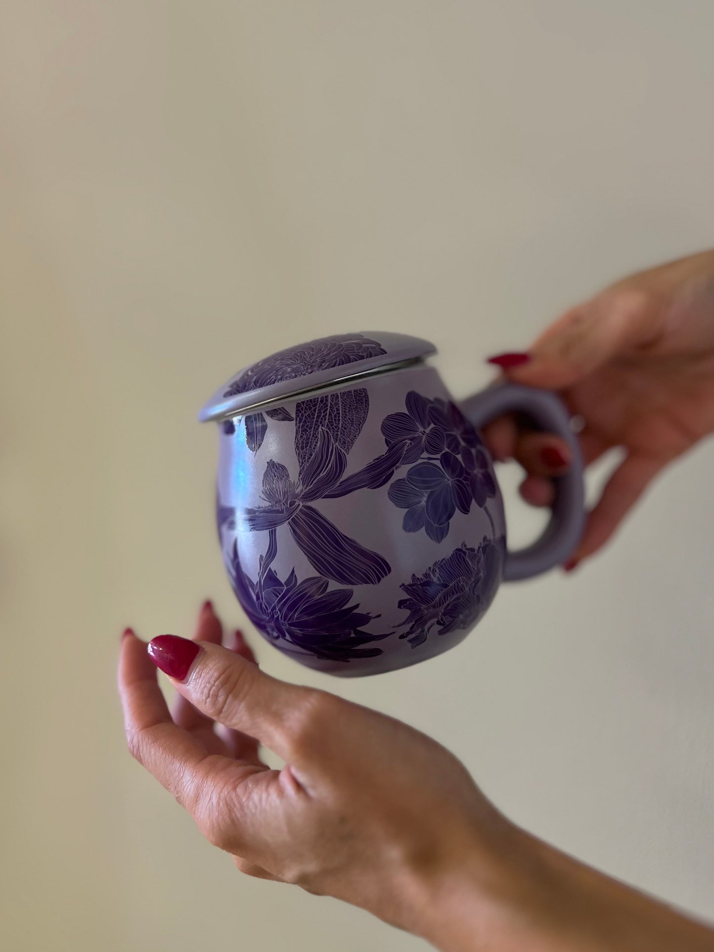 TISANIERA IN PORCELLANA Chelsea Lavanda