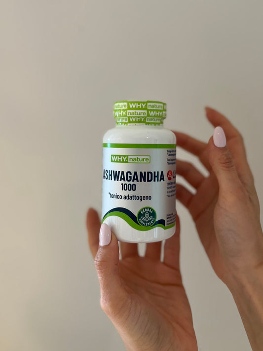 ASHWAGANDHA PURA tonico adattogeno contro stress, squilibri ormonali, cortisolo e qualità del sonno