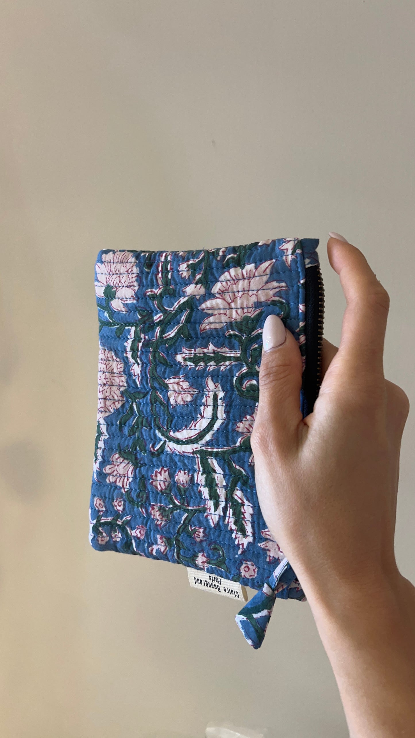 POCHETTE EN COTON “BLUE”