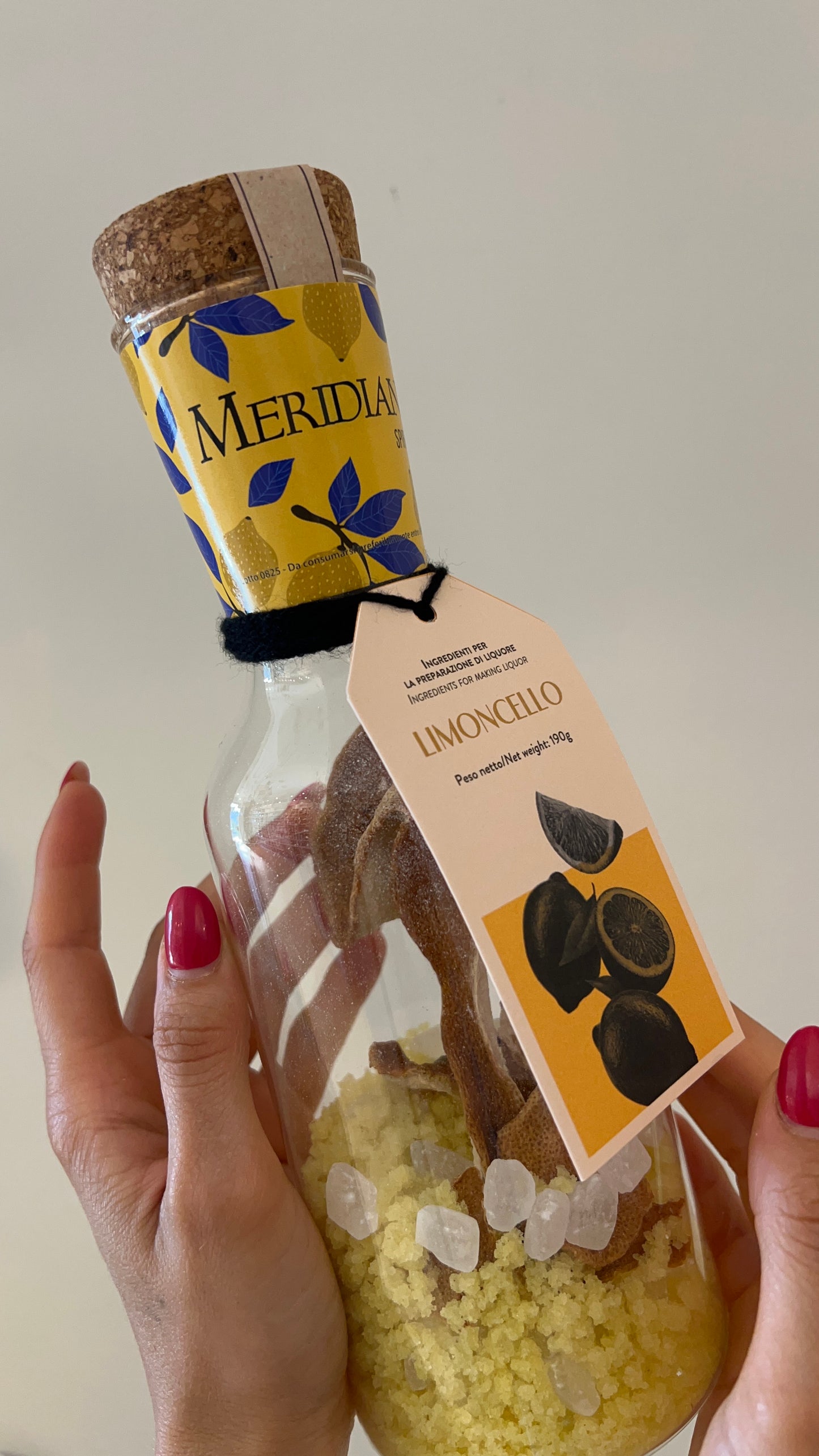 PREPARATO PER LIMONCELLO IN VETRO