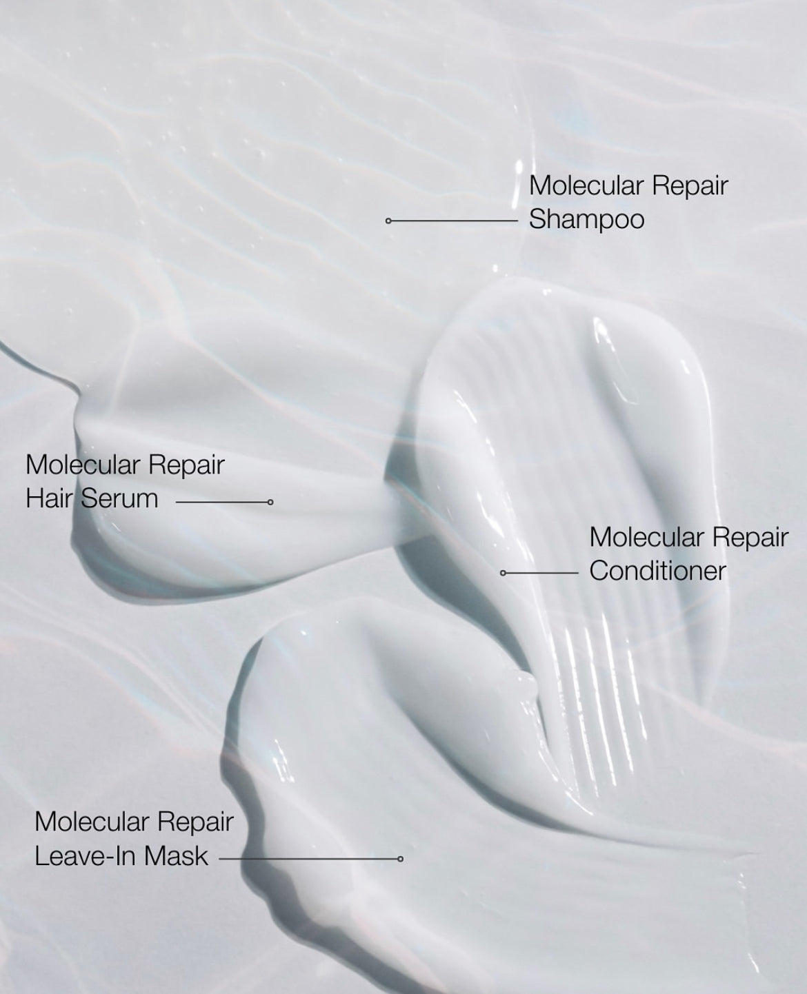 MOLECULAR REPAIR SHAMPOO, shampoo riparatore con fitocheratina, collagene e peptidi