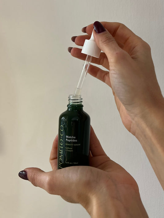 MATCHA PEPTIDES SERUM, siero per densità e corposità del capello con caffeina, peptidi e acido lattico
