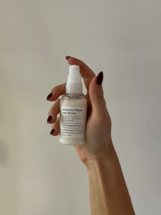 MOLECULAR REPAIR HAIR SERUM, siero riparatore con fitocheratina, pantenolo e glicerina