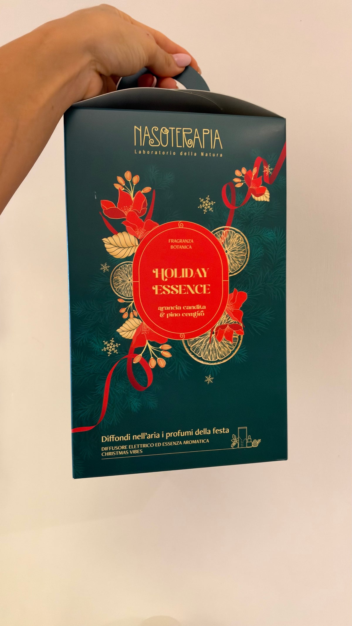 LAMPADA DIFFUSORE IN CERAMICA, Holiday essence, con oli essenziali