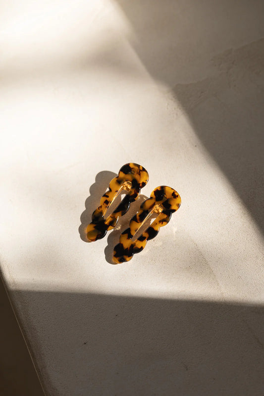 FERMAGLIO A PINZA FIRMATO PEIGNÉE- PANTHÈRE