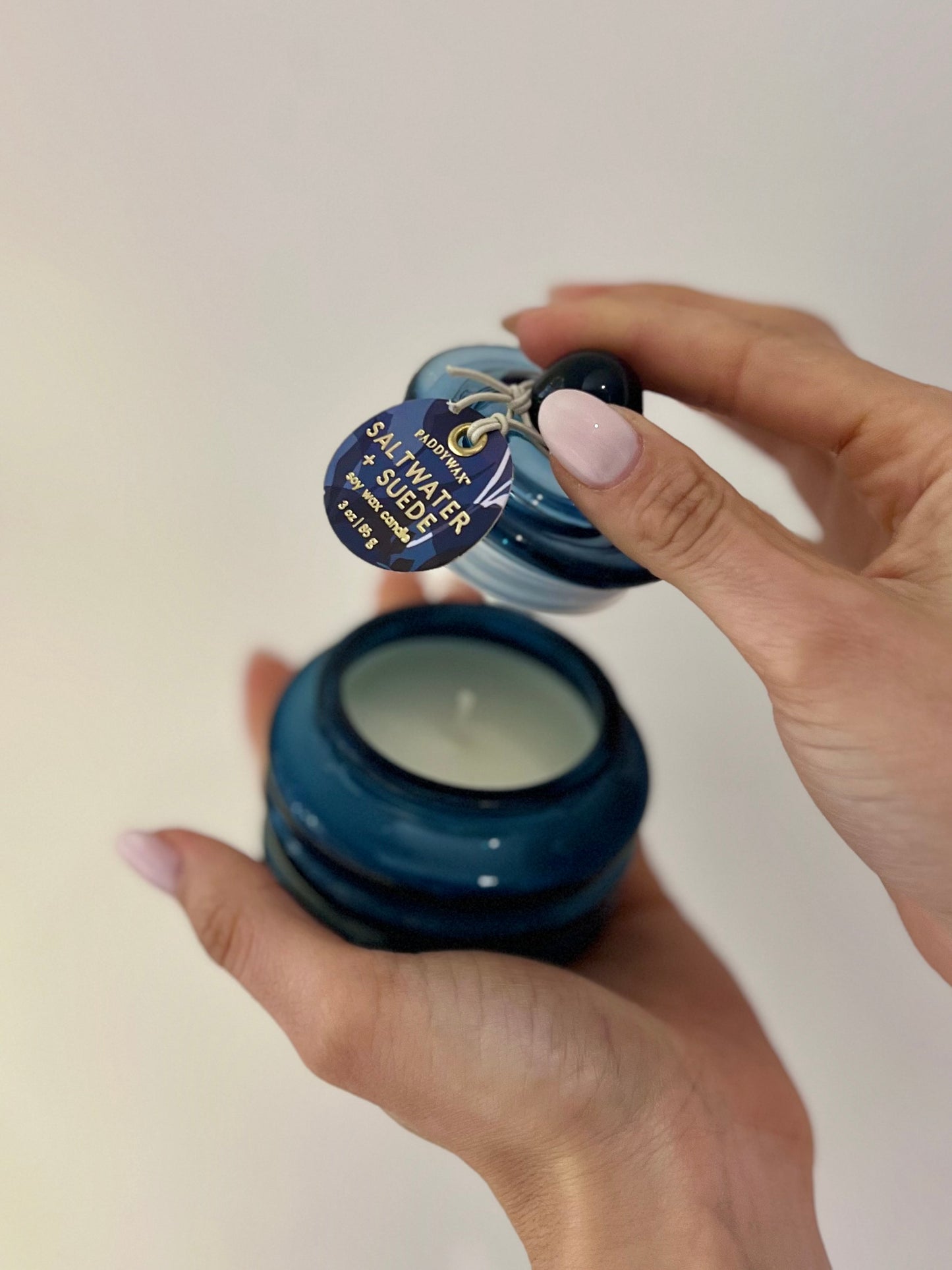 BEAM GLASS CANDLE - Saltwater & Suede 85g