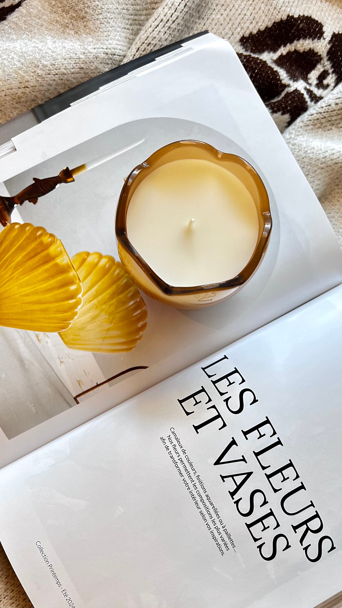 TULIP GLASS CANDLE – GARDEN & GROVE 155 gr