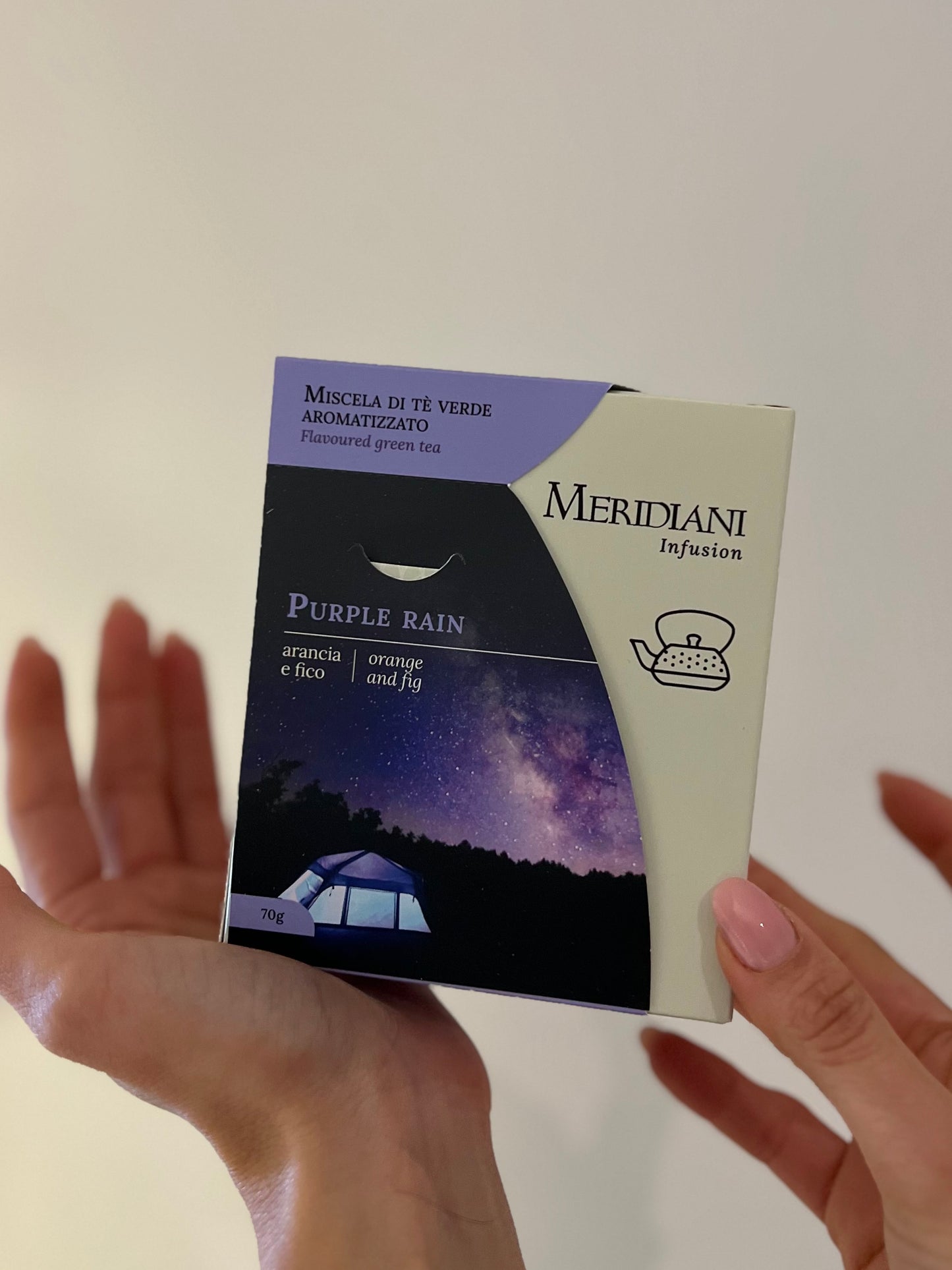 TE' VERDE & TE' BIANCO "PUROLE RAIN” ARANCIA & FICHI 80 GR