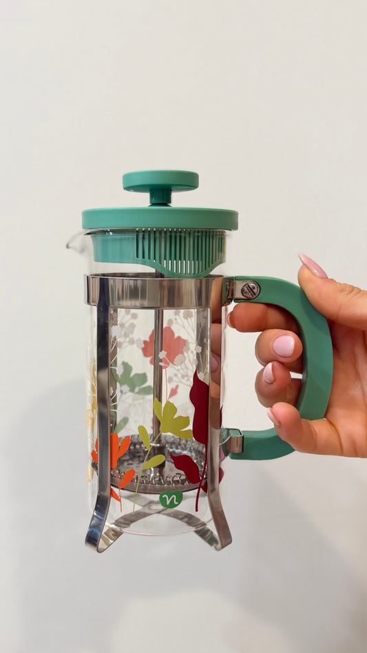 COFANETTO TISANIERA STANTUFFO IN VETRO, Con tisana Limone e Zenzero