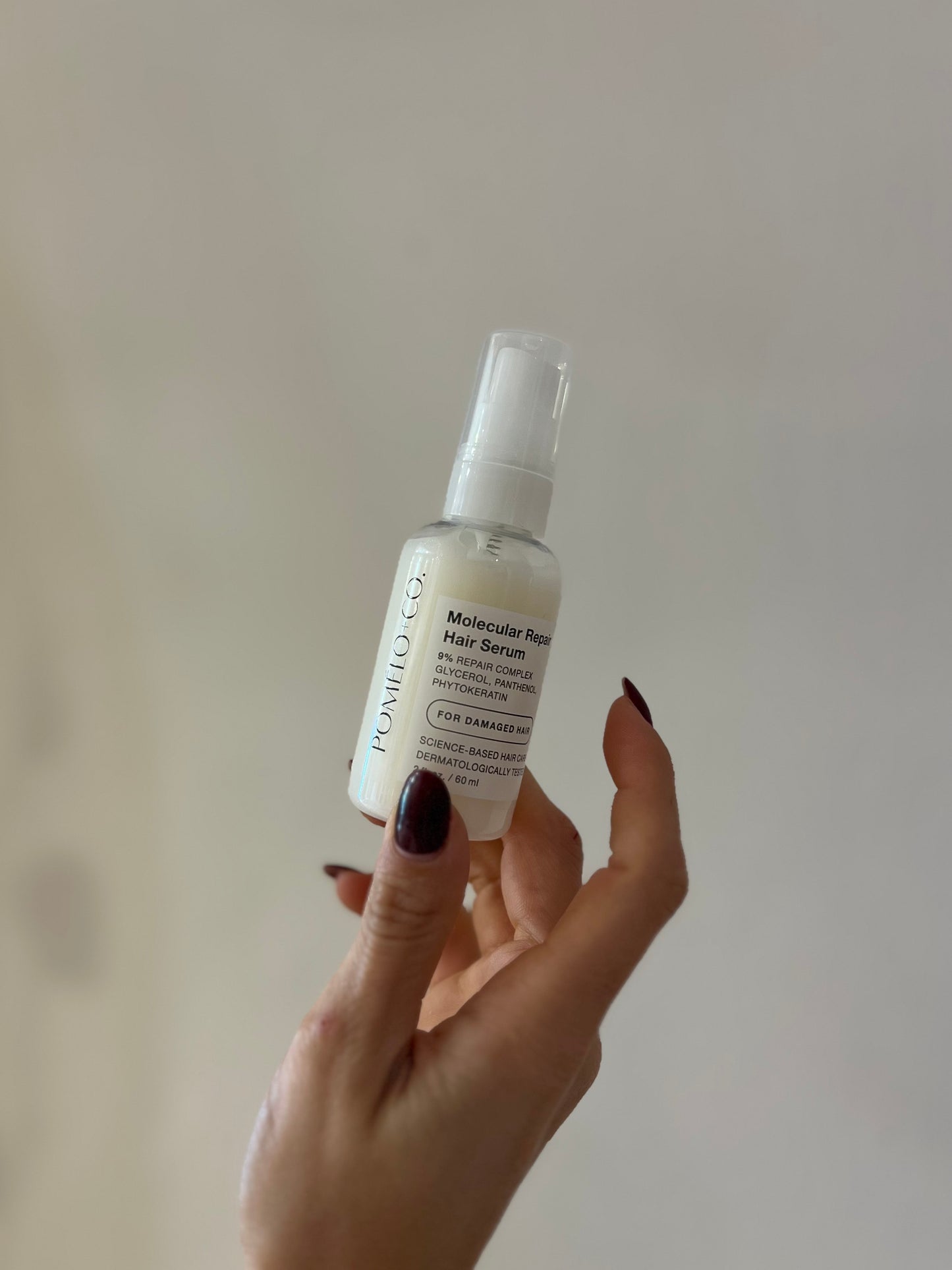 MOLECULAR REPAIR HAIR SERUM, siero riparatore con fitocheratina, pantenolo e glicerina