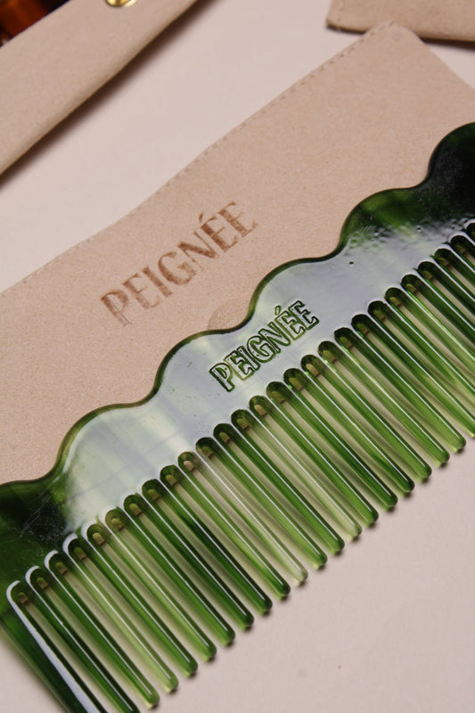 PETTINE FIRMATO PEIGNÉE - EMERAUDE