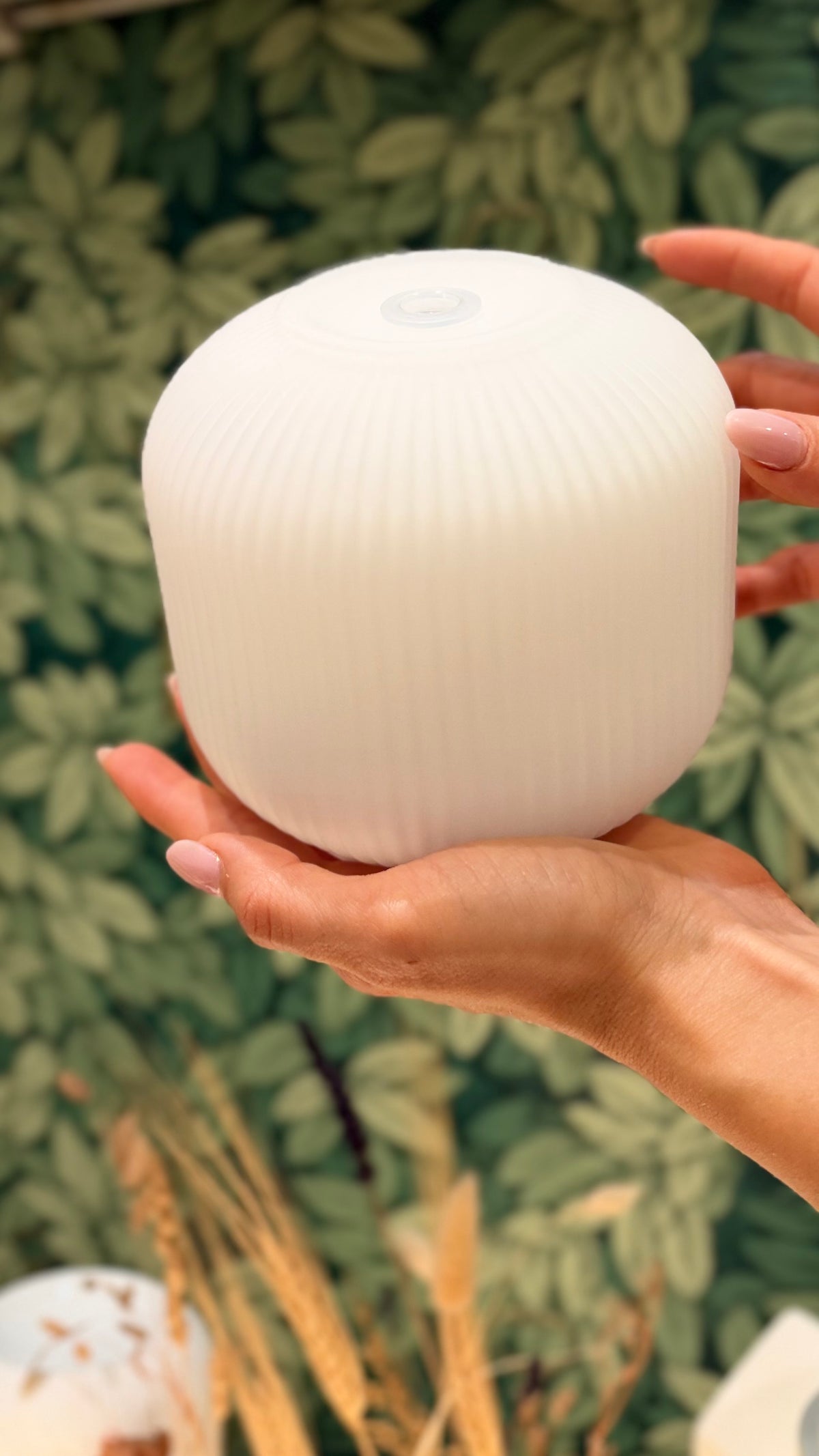 LAMPADA DIFFUSORE ULTRASUONI IN VETRO OPACO, Lanterna