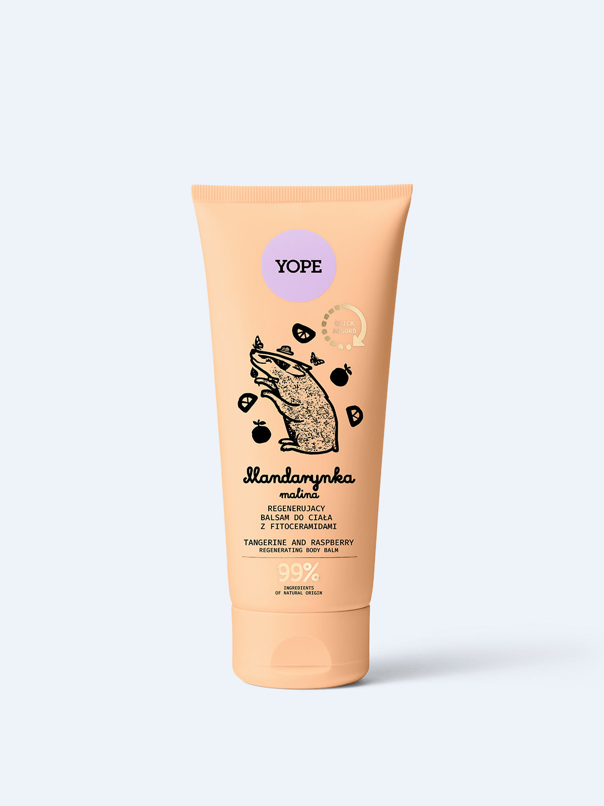 BALSAMO CORPO RIGENERANTE, MANDARINO E LAMPONE 200ML