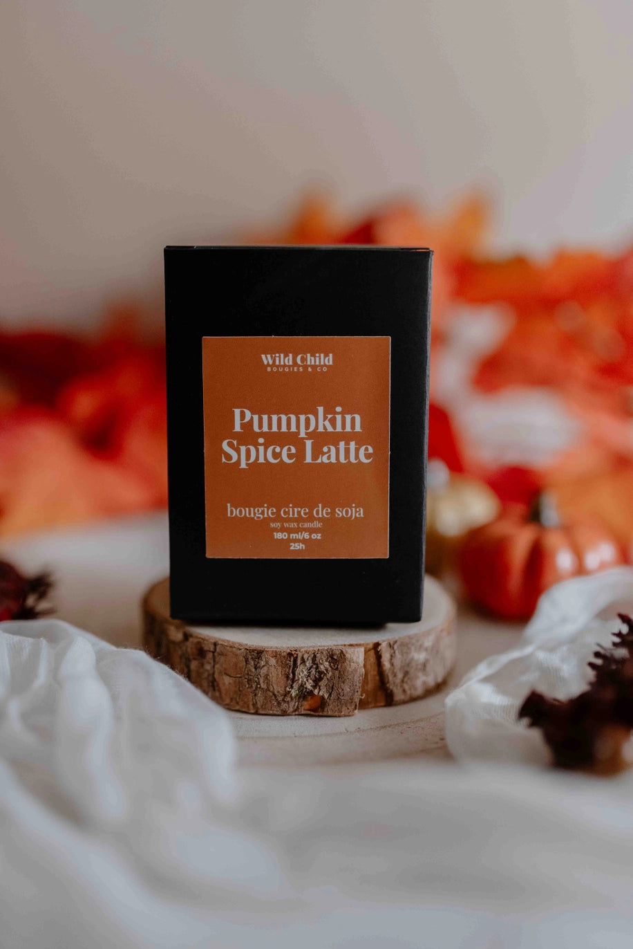 CANDELA IN CERA DI SOIA "PUMPKIN SPICE LATTE"